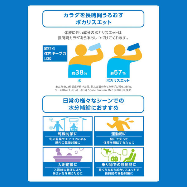 ポカリスエット 500ml 12箱（288本入）【大塚製薬 日本大学ラグビー部